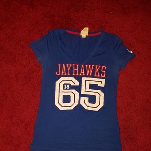 PINK Jayhawks Shirt